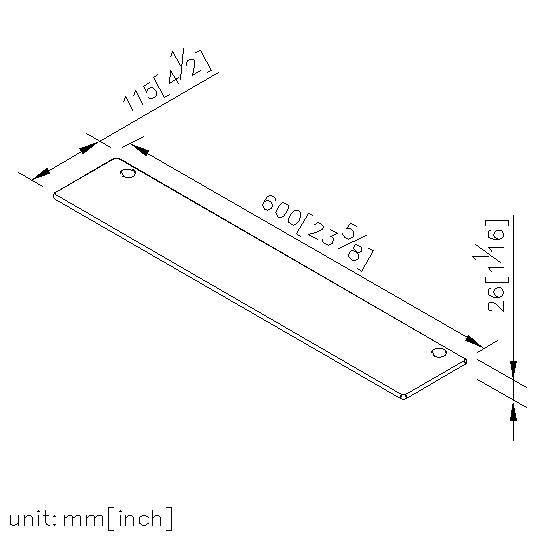 Shelf (600mm) thumbnail 2