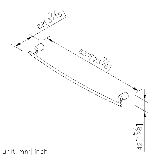 Towel Bar (600mm) thumbnail 2