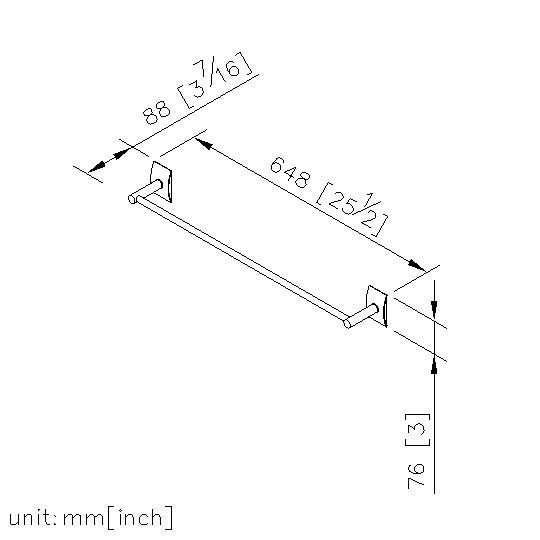 Towel Bar (600mm) thumbnail 2