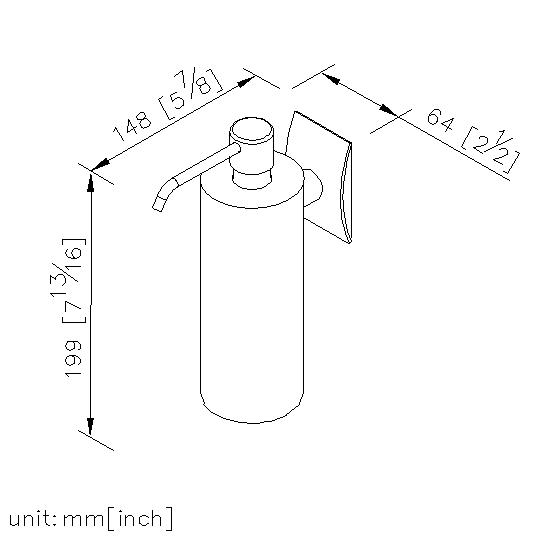 Wall-Mounted Soap Dispenser thumbnail 2