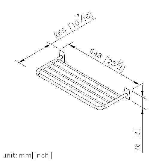 Bath Towel Rack (600mm) thumbnail 2
