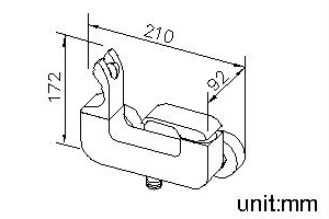 Shower Mixer Body W/Bracket thumbnail 2