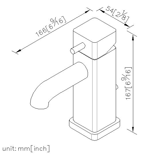 Basin Faucet W/Lift Rod thumbnail 2
