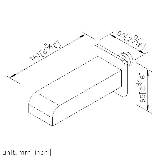 Bath Spout (150mm) thumbnail 2