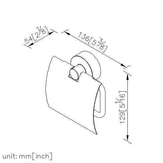 Toilet Tissue Holder W/Lid thumbnail 2