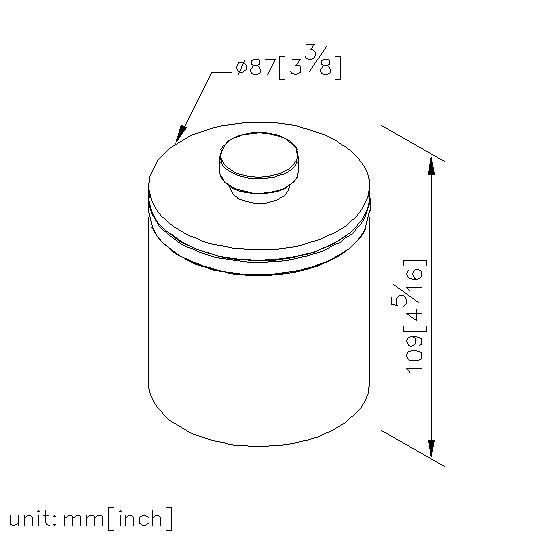 Freestanding Cotton Wool Pot thumbnail 2