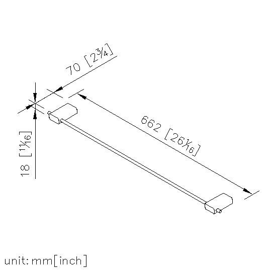 Towel Bar (600mm) thumbnail 2