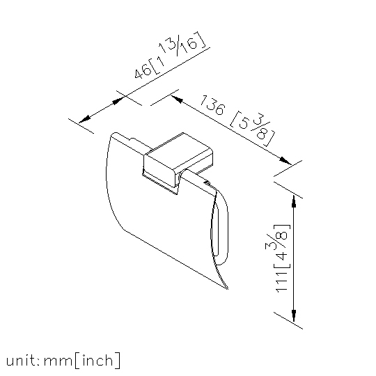 Toilet Tissue Holder W/Lid thumbnail 2
