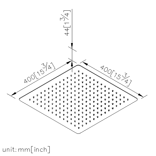 Showerhead 400mm thumbnail 2