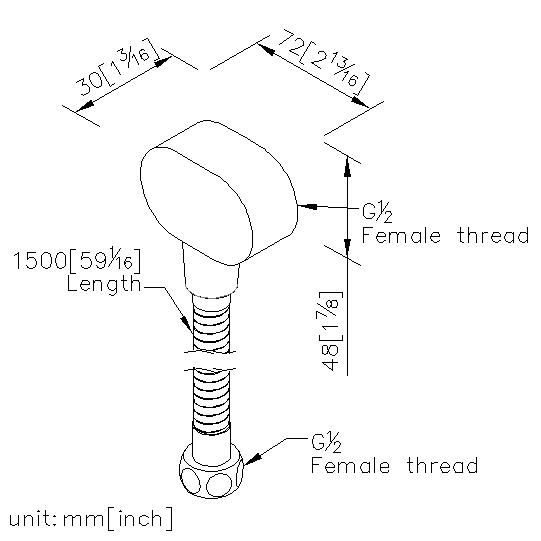 Wall Supply W/Hose thumbnail 2
