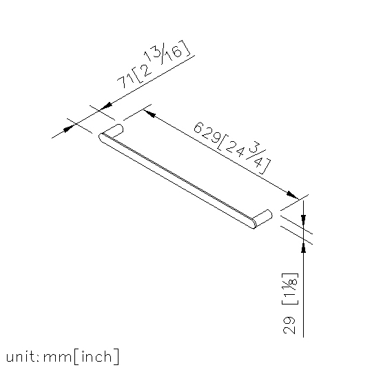 Towel Bar (600mm) thumbnail 2
