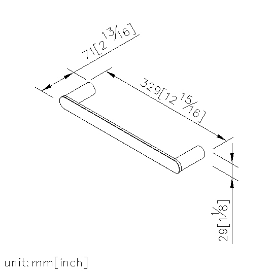 Towel Bar (300mm) thumbnail 2