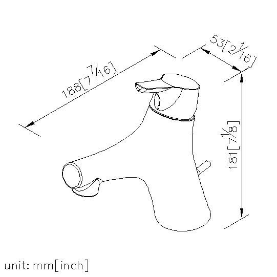 Basin Faucet W/Lift Rod thumbnail 2