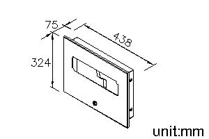 Recessed Toilet Seat Cover Dispenser thumbnail 2