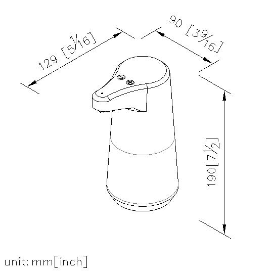 Sensor Alcohol Disinfectant Spray Dispenser thumbnail 2