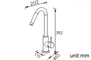 Kitchen Faucet (Stainless Steel) thumbnail 2