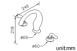 Two-Handle Basin Faucet thumbnail 2