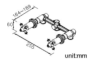 Two-Handle Valve (Downward Outlet) thumbnail 2