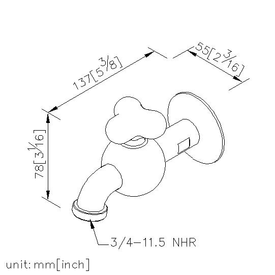 Hose Bib Tap thumbnail 2