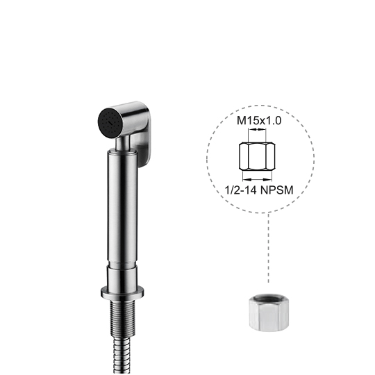 Sprayer W/ 1/2" Stand &  Hose & Connector (M15*1.0*1/2")