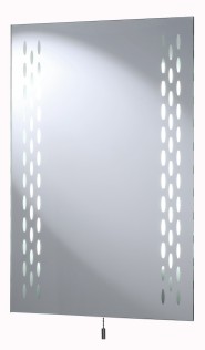 Illuminated Mirror - Lining Pattern