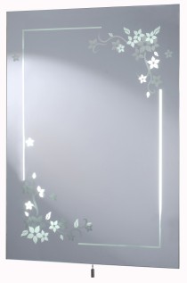 Illuminated Mirror - Secret Garden