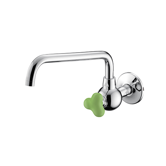 Kitchen Faucet (Green)(Wall-Mounted/Cold Only)