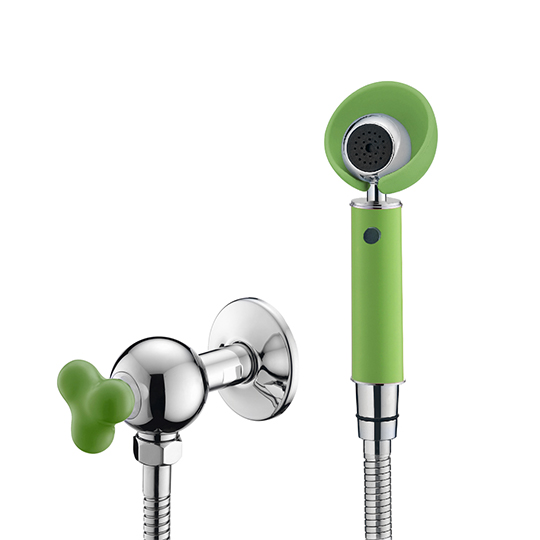 Sprayer W/Angle Stop & Bracket & Hose (Green)