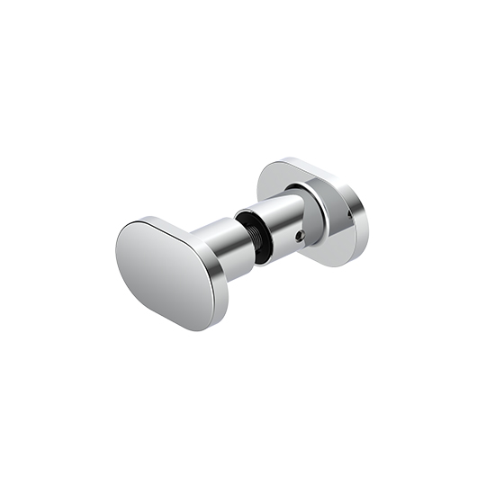 Through-Glass Double Robe Hook