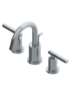 Two-Handle Basin Faucet W/Lift Rod