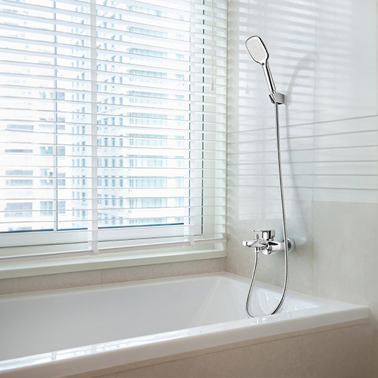 Bath/Shower Mixer W/Hand Shower & Wall Bracket & Hose 150cm thumbnail 3