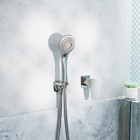Concealed Shower Mixer W/Shower Holder & Wall Supply thumbnail 3