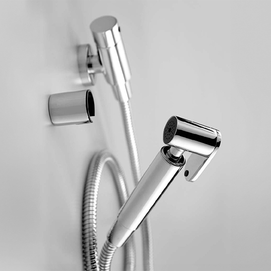 Toilet Shut-Off Sprayer W/Valve & Bracket & Hose thumbnail 3
