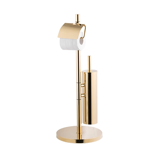 Freestanding Toilet Stand With Lid For Toilet Paper Holder