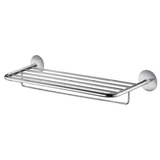 Bath Towel Rack W/Rail (600mm)