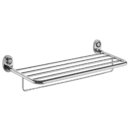 Bath Towel Rack W/Rail (600mm)