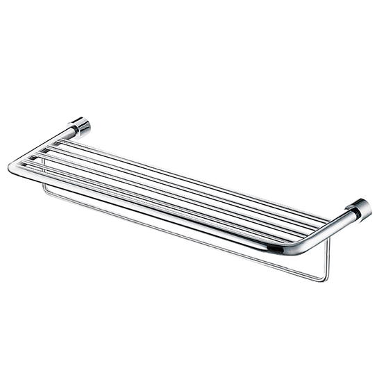 Bath Towel Rack W/Rail (600mm)