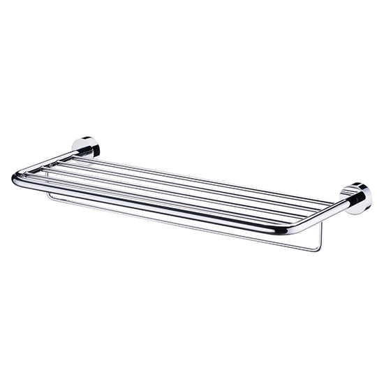 Bath Towel Rack W/Rail (600mm)