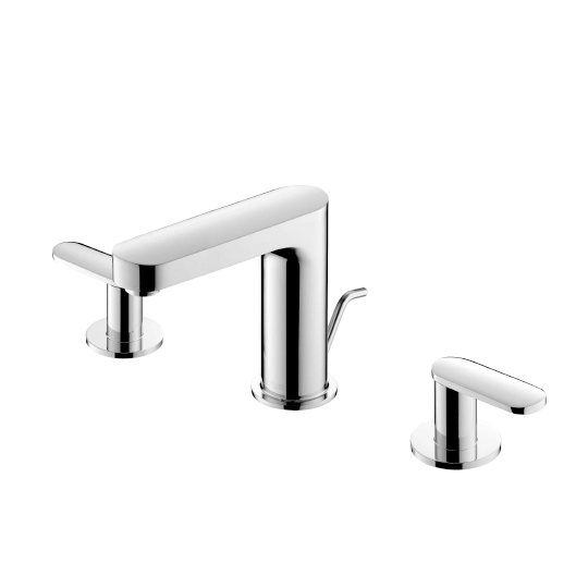 Two-Handle Basin Faucet W/Lift Rod