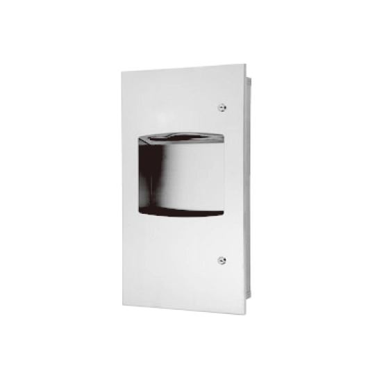 Recessed Paper Towel Dispenser & Waste Receptacle