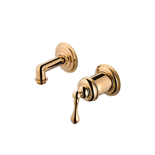 Concealed Shower Mixer W/Shower Holder & Wall Supply