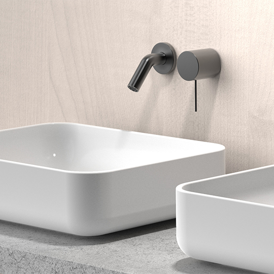 Single-Handle Wall-Mounted Basin Mixer thumbnail 3