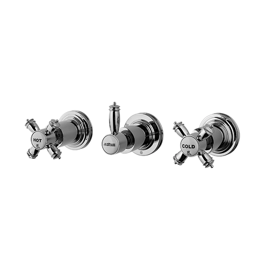 Three-Handle Valve (Showerhead/Hand Shower/Bathtub)