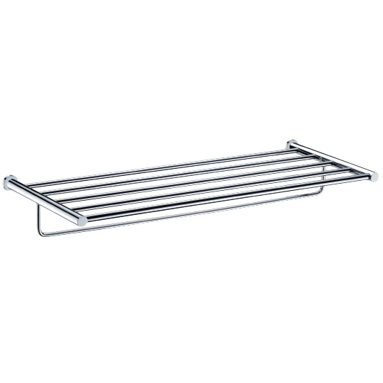 Bath Towel Rack With Rail (60cm)